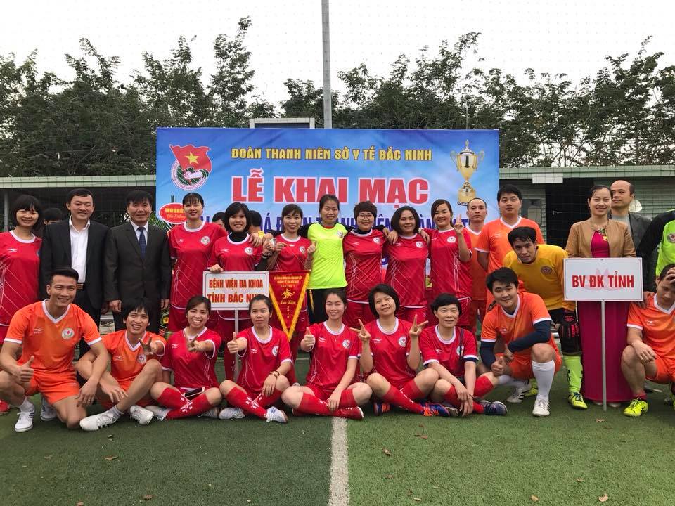 Khai mạc giải bóng đá lần thứ V năm 2018 do 79 king 3 Sở Y tế Bắc Ninh tổ chức